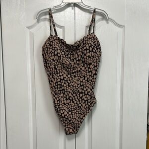 Chic Animal Print Swimsuit